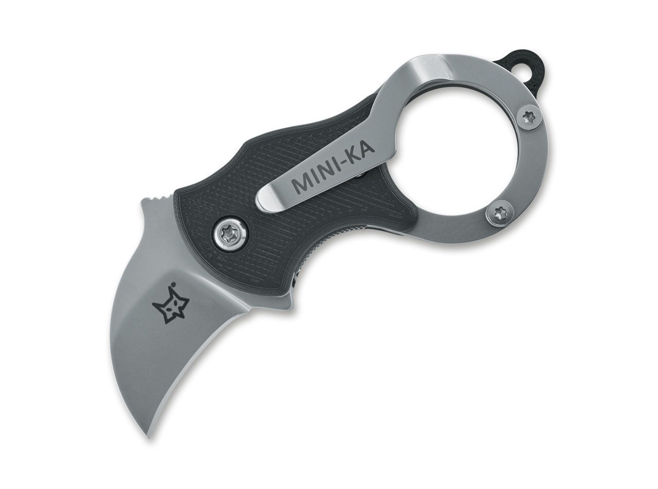 Fox Knives Mini-Ka Siyah Sandblasted Çakı