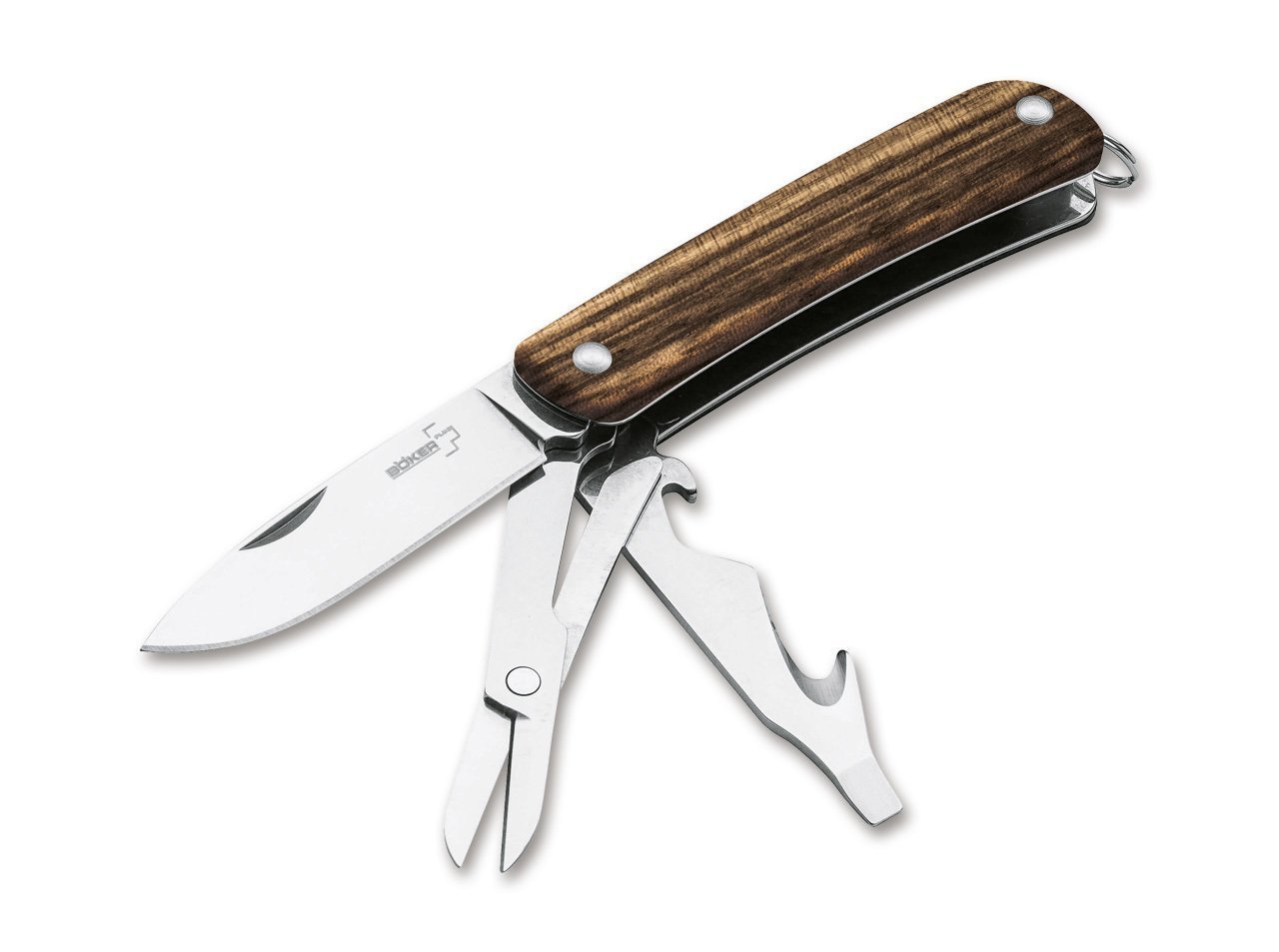 Böker Plus Mini Tech Tool 4 Zebrawood Çakı