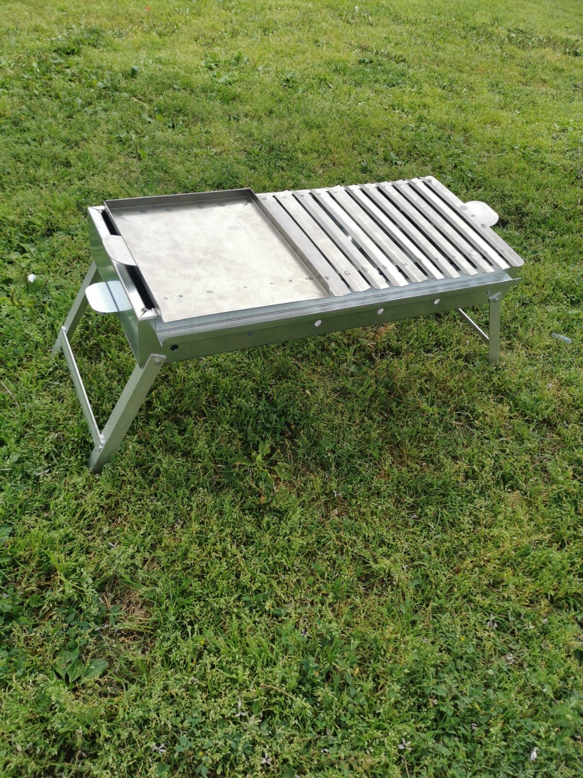 1. Kalite Paslanmaz Krom Gövde.1.2mm 30x70 Cm Mangal
