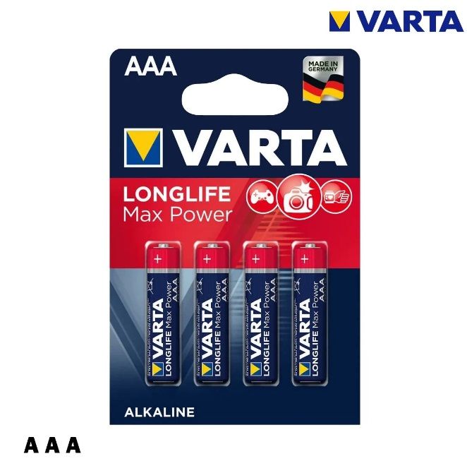 Varta Long Life Max Power 4 Adet İnce Pil