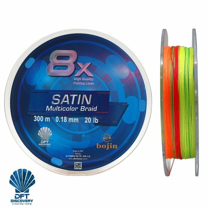DFT Bojin 8X Satin M.Color İp Misina 0.18mm 300 m