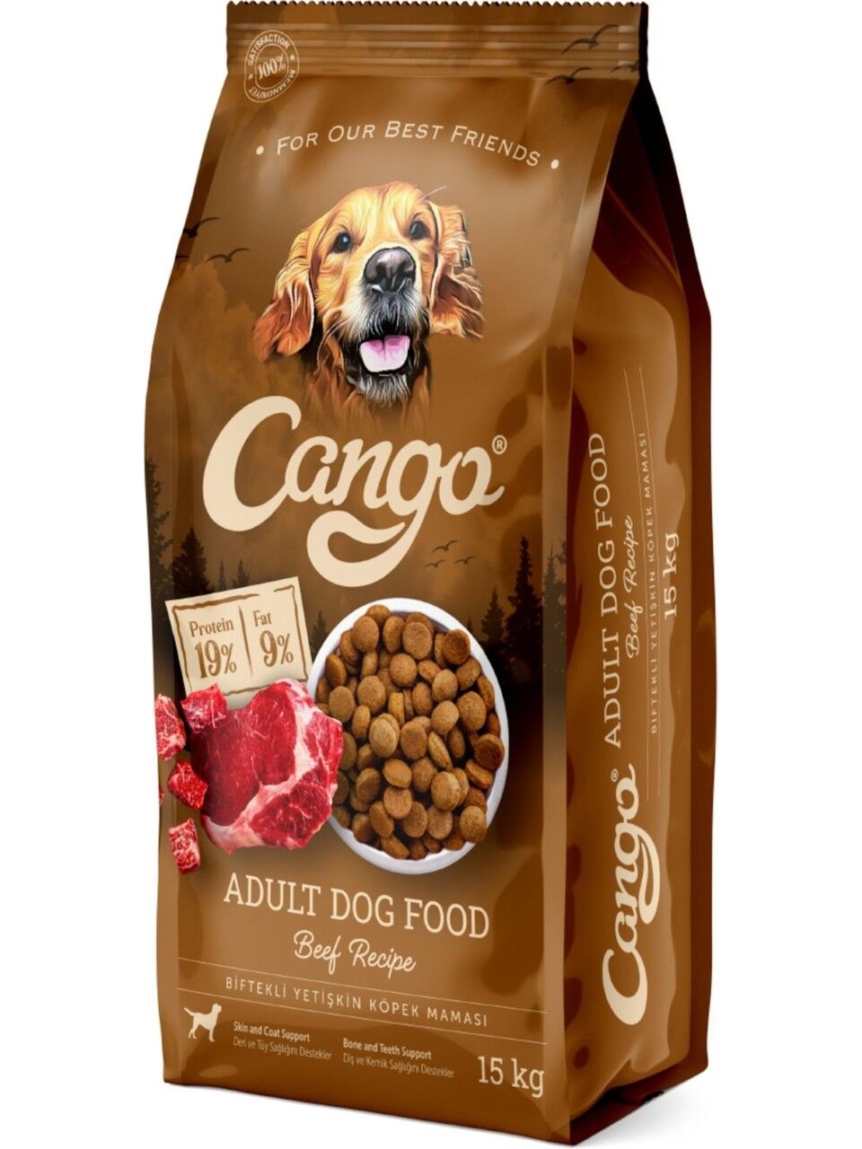 Cango Yetişkin Köpek Maması Etli 15kg Mama
