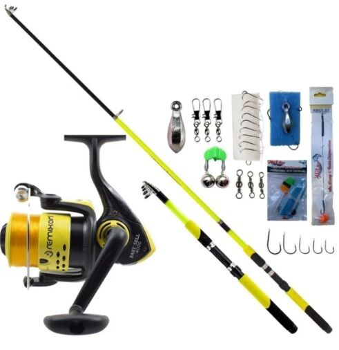 Remixon Fast Sell 4000 Sarı Makine & 300 CM Olta Kamışı Seti