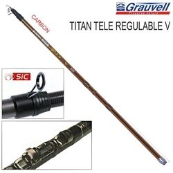 Titan Tele Regulable V 350 CM Teleskopik Olta Kamışı 5-20 gr