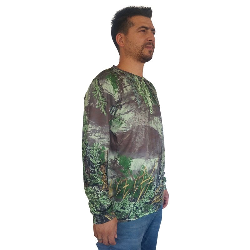 Antler Adaçayı Desen Uzun Kollu Tshirt M