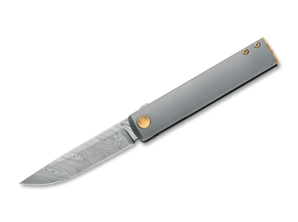 Fox Knives Chnops Damascus Titanium Bead Blasted Çakı