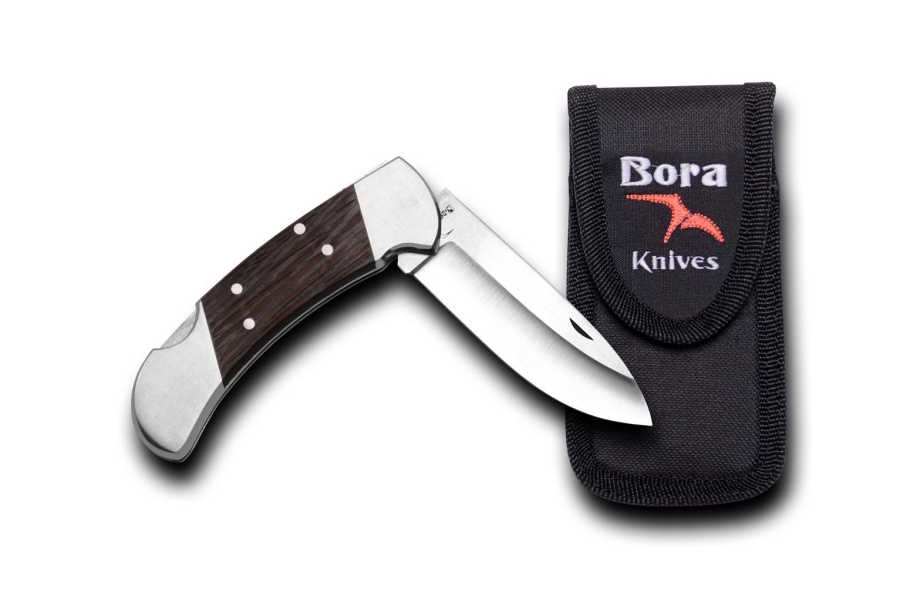 Bora 205 WP Büyük Boy Yuvarlak Uçlu Wenge Saplı Çakı