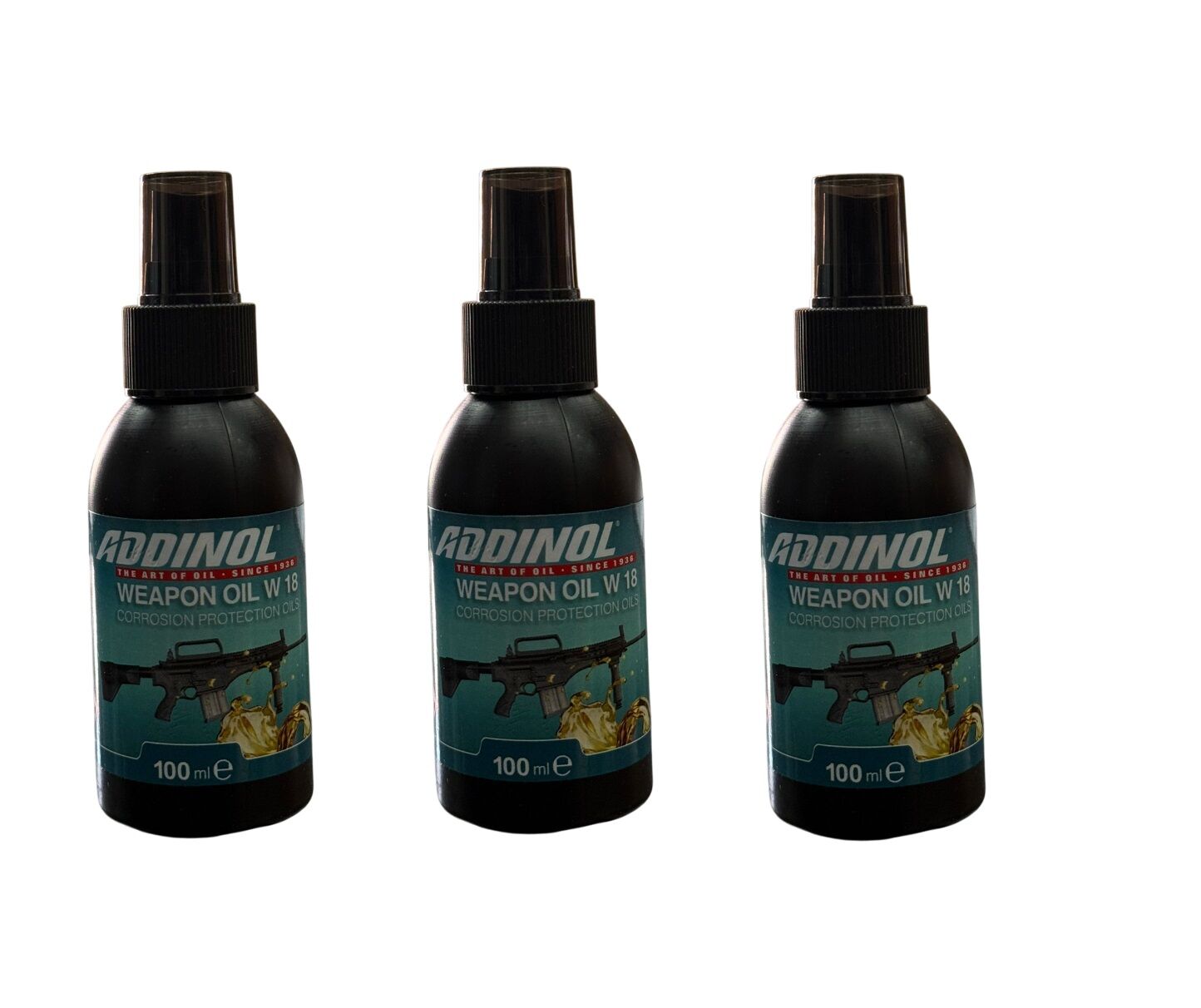 Addınol Weapon Oil W 18 Korozyon Koruyucu Silah Yağı - 100ml 3 Adet