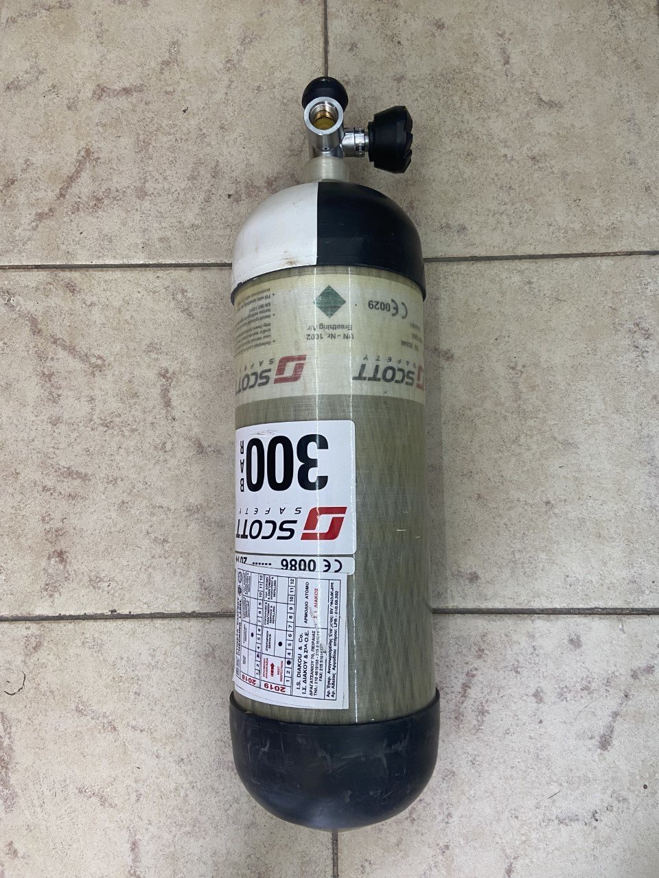 300 Bar 6.8 Litre Karbon Scuba Tüp