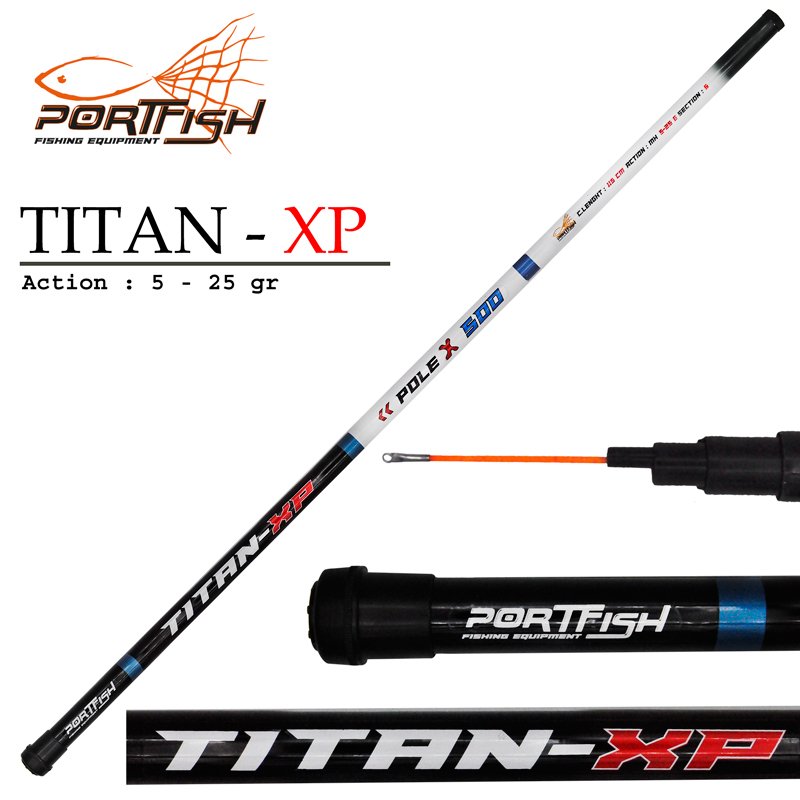 Portfish Titan-Xp Göl Kamışı 300 cm 5-25 gr