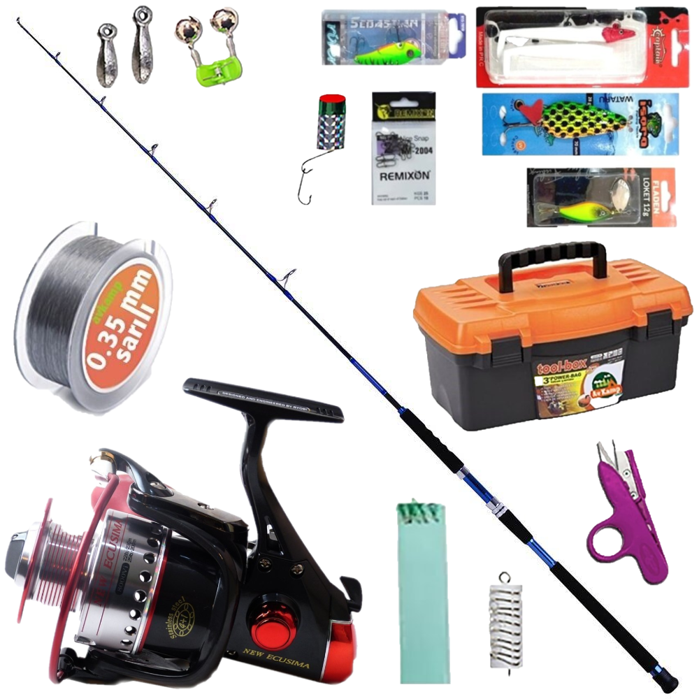 Ryobi Ecusima 8000 Profesyonel Tekne Olta Seti