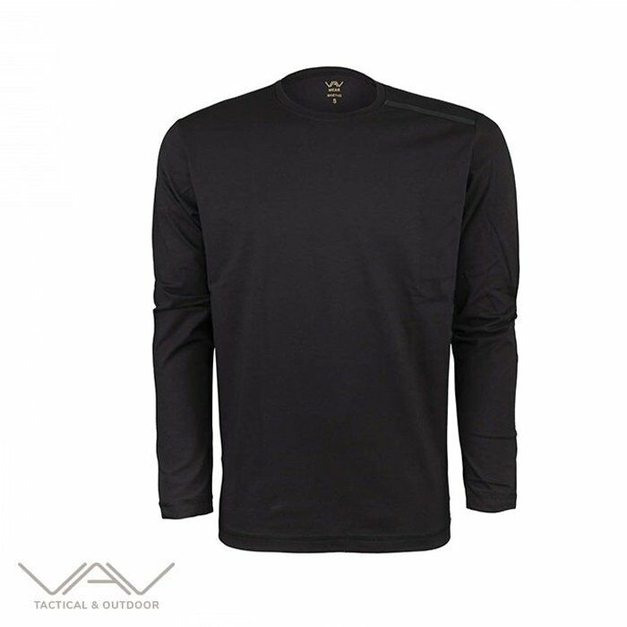 VAV Baseti-04 Uzun Kol Sweatshirt Siyah S
