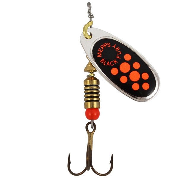 Mepps Black Fury Orange Gümüş-Portakal No:2