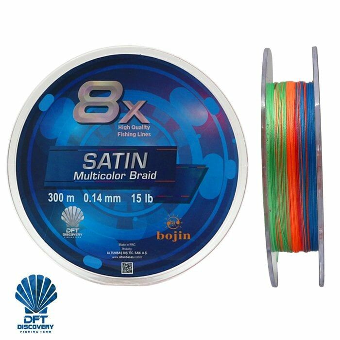 DFT Bojin 8X Satin M.Color İp Misina 0.14 mm 300 m
