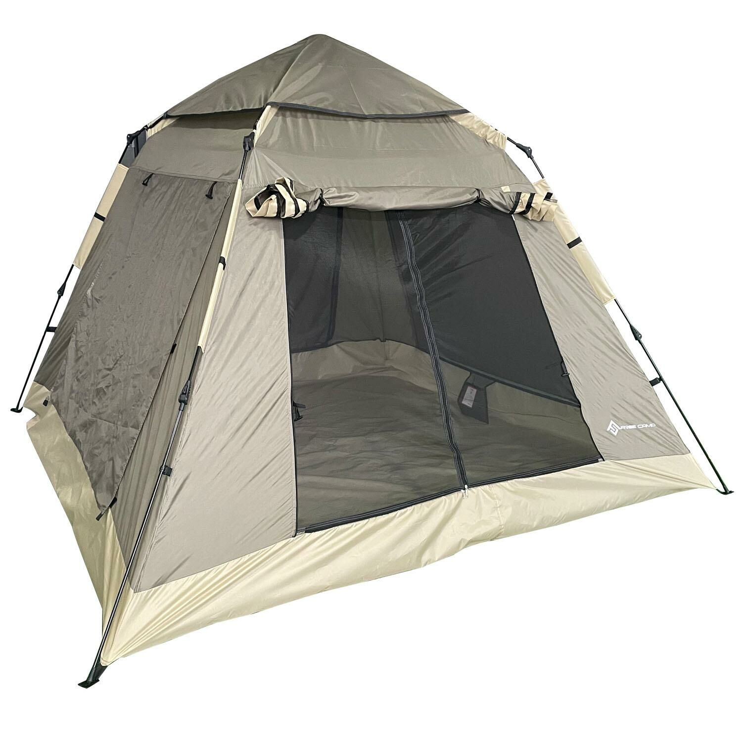 FreeCamp Inventor 4 Kişilik Otomatik Çadır-HAKİ