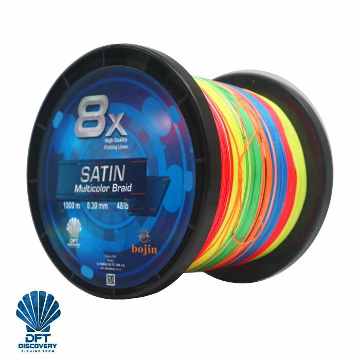 DFT Bojin 8X Satin M.Color İp Misina 0.30mm 1000m