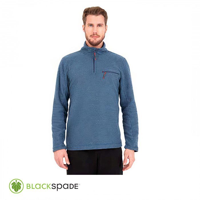 BLACKSPADE Yün Sweatshirt Mavi L