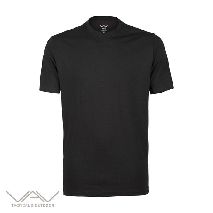 VAV Baseti-05 Kısa Kol Tişört Siyah - XS
