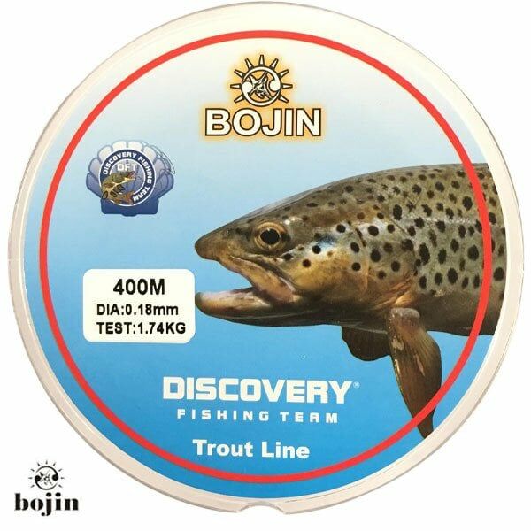 DFT Bojin Alabalık Misinası 0.18 mm 400 m - Şeffaf