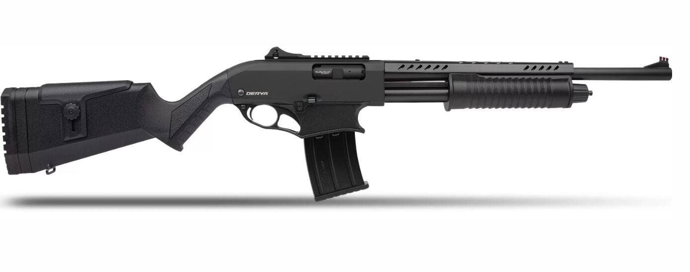 Derya CVX-401 12 Cal. Pompalı Şarjörlü Av Tüfeği