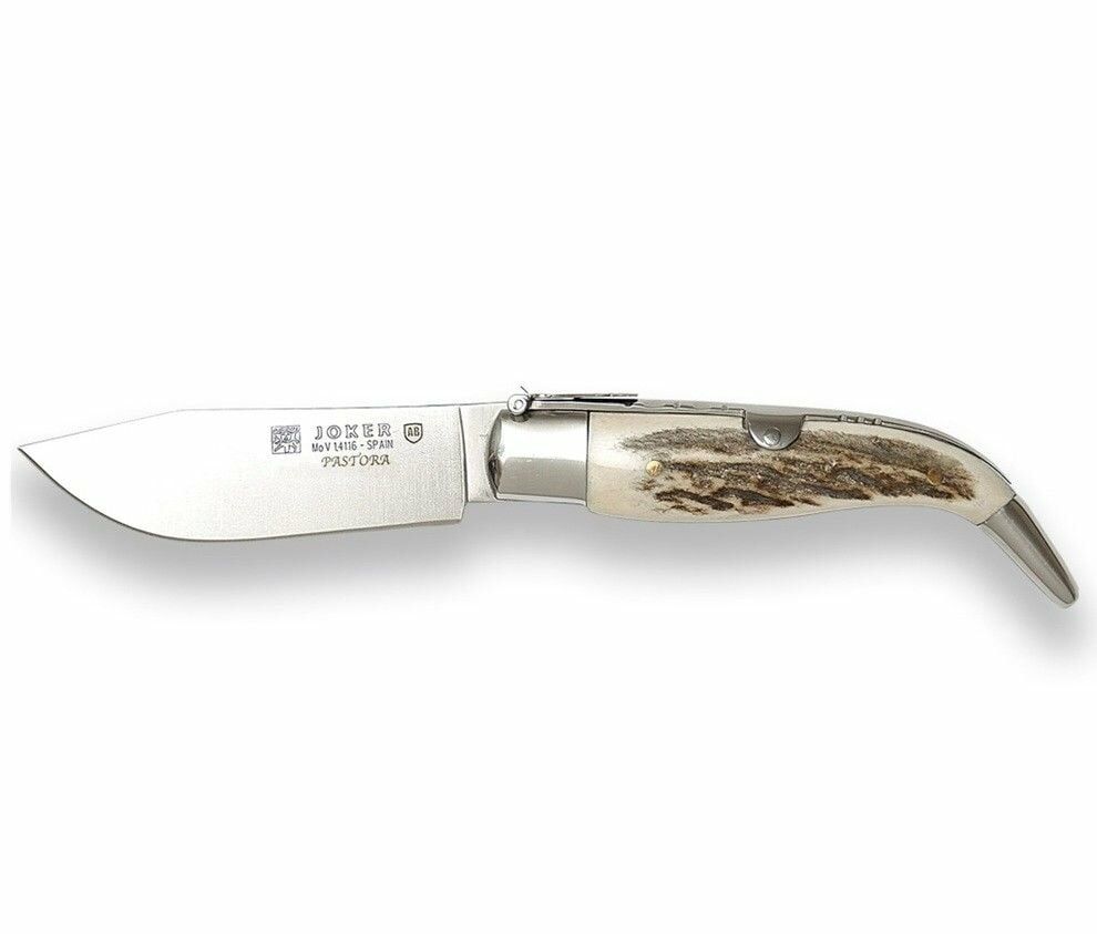 Joker NC110 Classical Spanish Pastora Folding Knife Boynuz Saplı Çakı