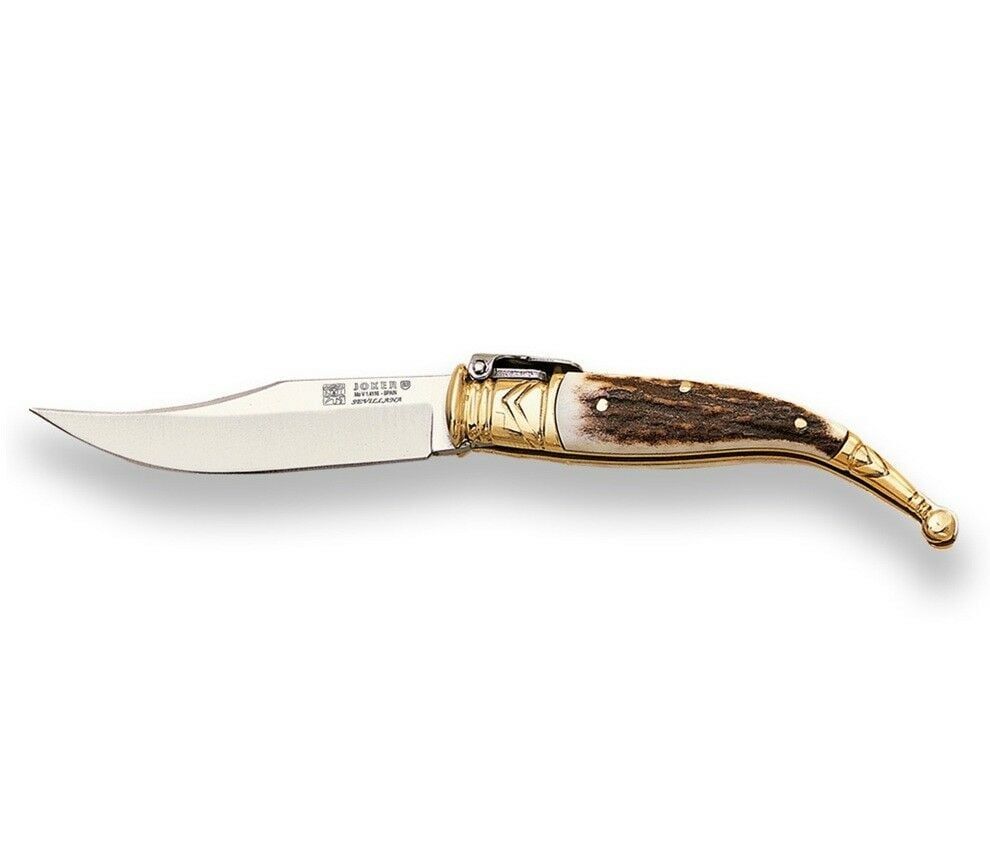 Joker NC02 Classical Spanish Sevillana Folding Knife Boynuz Saplı Çakı
