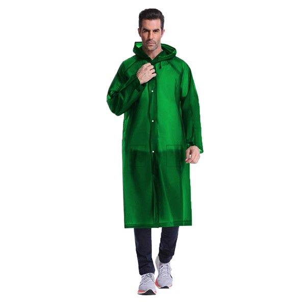 11011 Pvc Cep Yağmurluk (Yeşil) XL