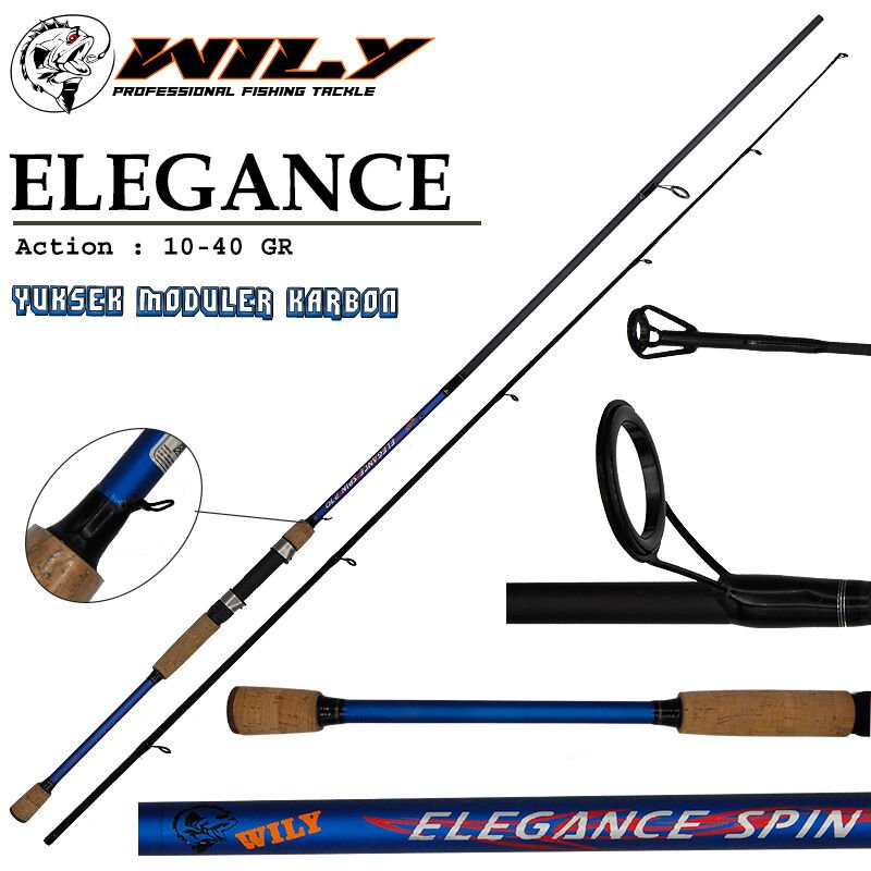 Wily Elegance 240 cm Spin Kamış 10 - 40 gr