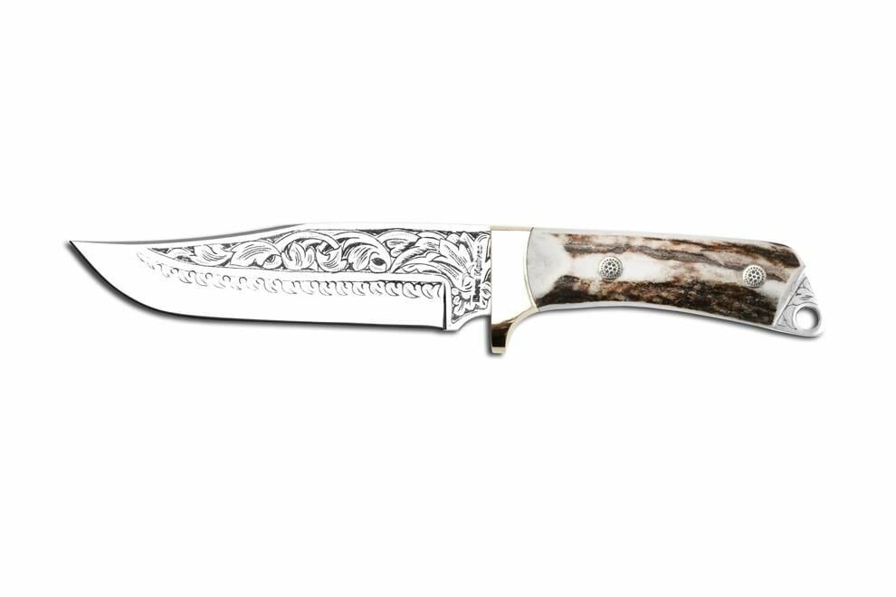 Bora 406 Boynuz Saplı Gravürlü Sultan Bıçak
