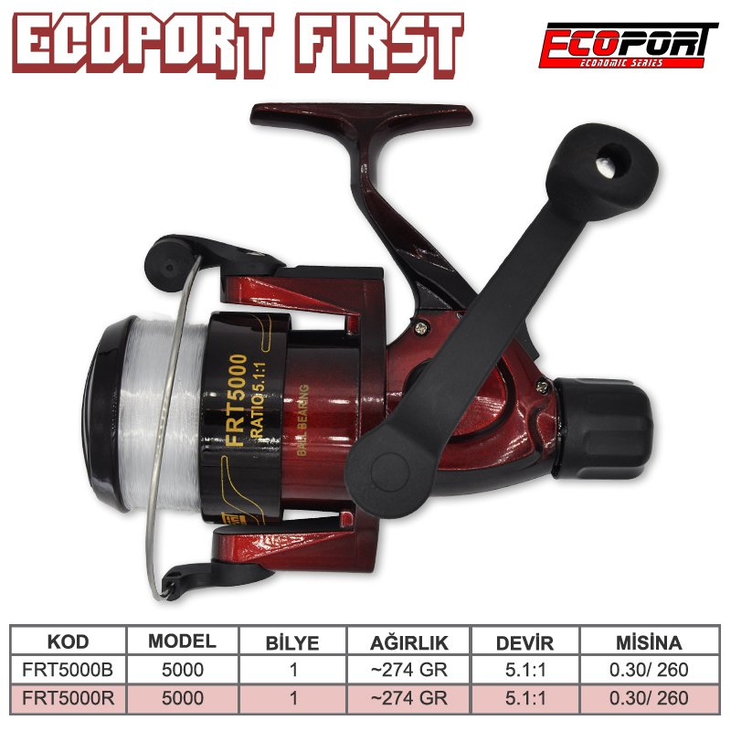 Ecoport First 5000 Olta Makinesi Kırmızı