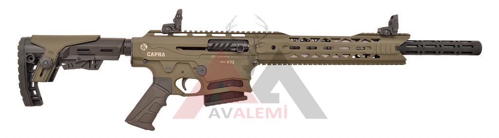 Capra Arms K12 Yeşil 12 Cal. Şarjörlü Av Tüfeği