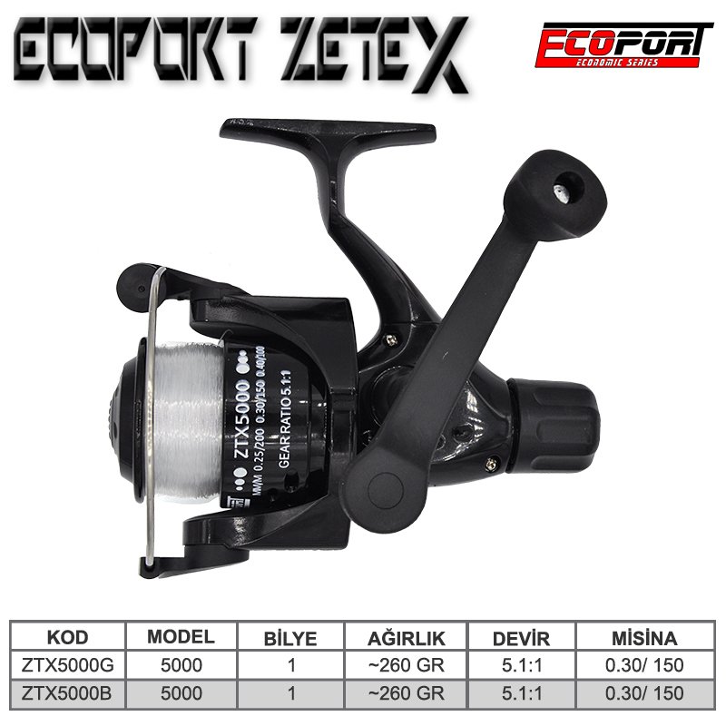 Ecoport Zetex 5000 Olta Makinesi Siyah