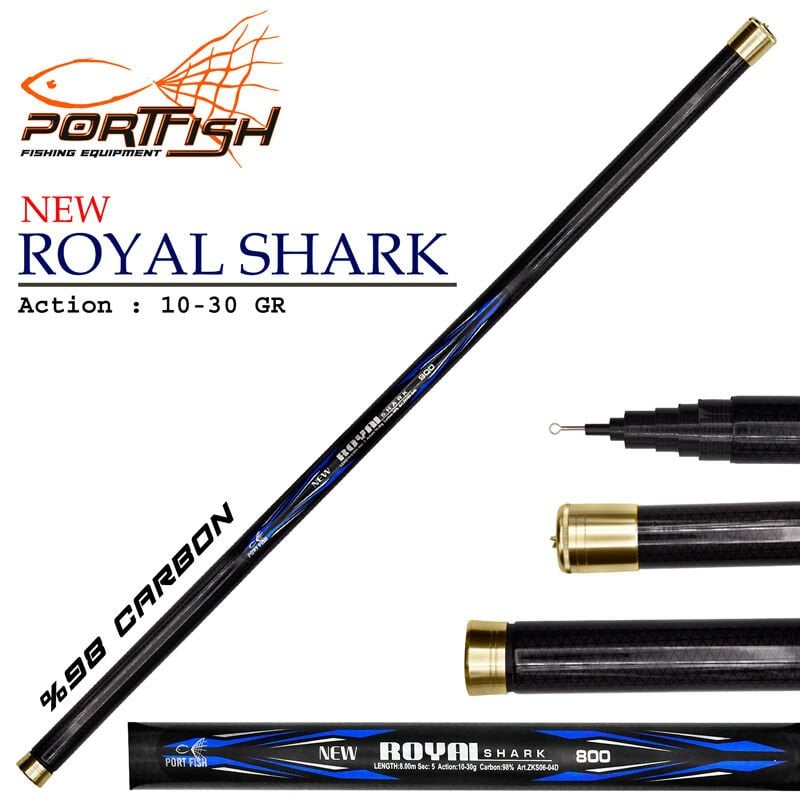 Portfish New Royal Carbon Göl Kamışı 800 cm 10-30 gr