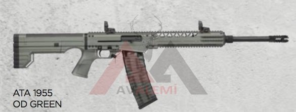 Ata Arms 1955 Yeşil 12 Cal. Şarjörlü Av Tüfeği