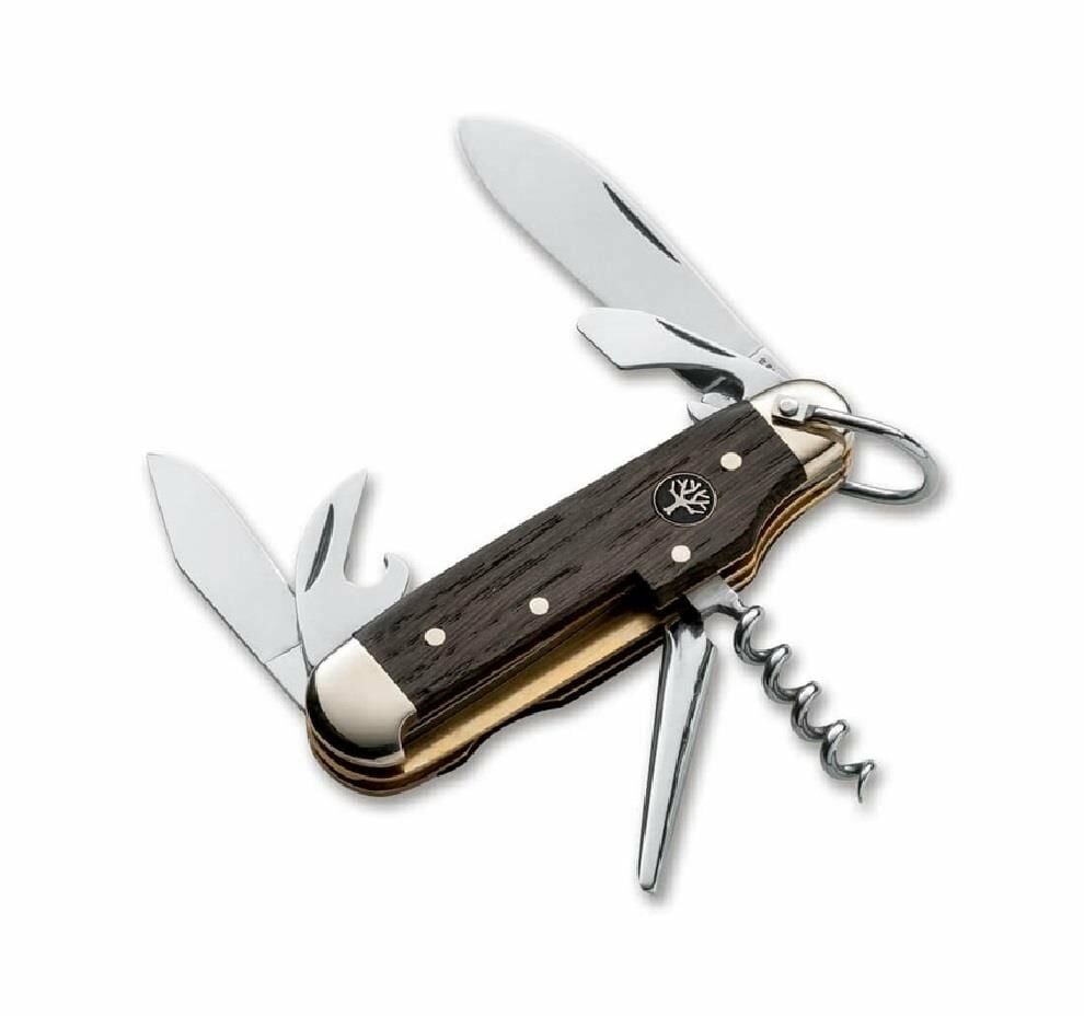 Böker Manufaktur Camp Knife Smoked Oak Çakı