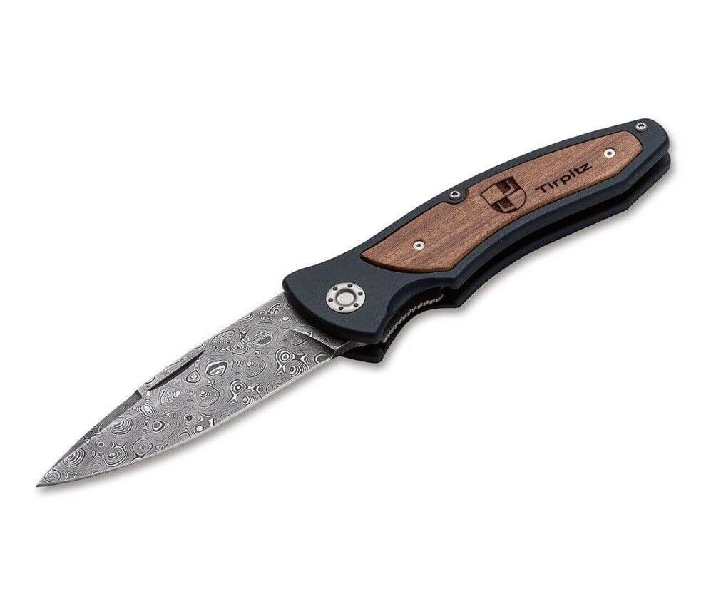 Böker Manufaktur Tirpitz Damascus 42 Çakı