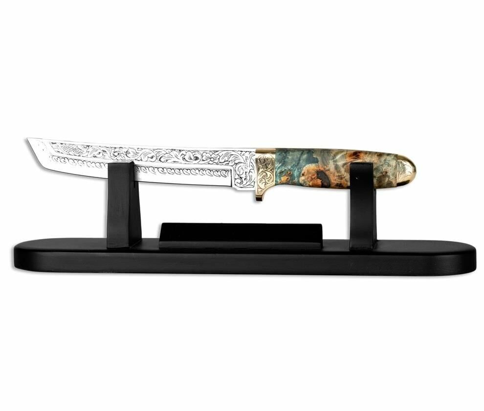Bora 501 Tanto Stabilize Gravürlü Bıçak