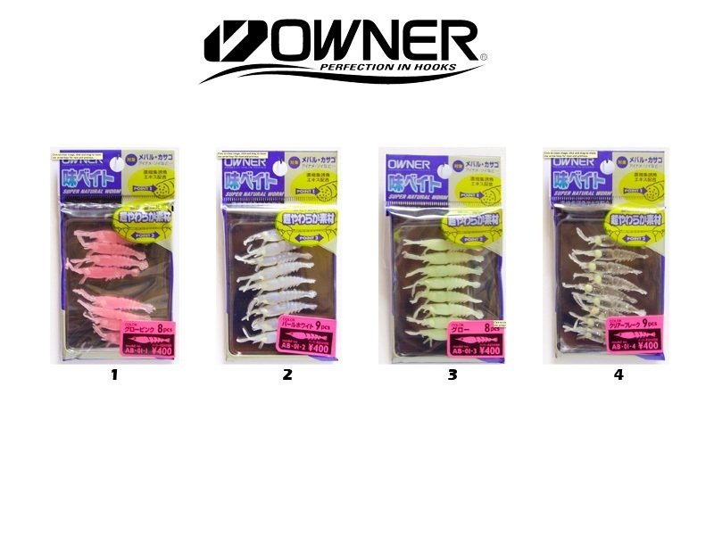 Owner 82586 Taste Shrimp Bait Lrf Silikonu 4 cm