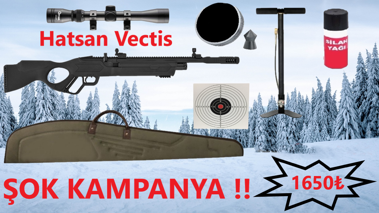 Hatsan Vectis Pcp Havalı Tüfek KAMPANYA
