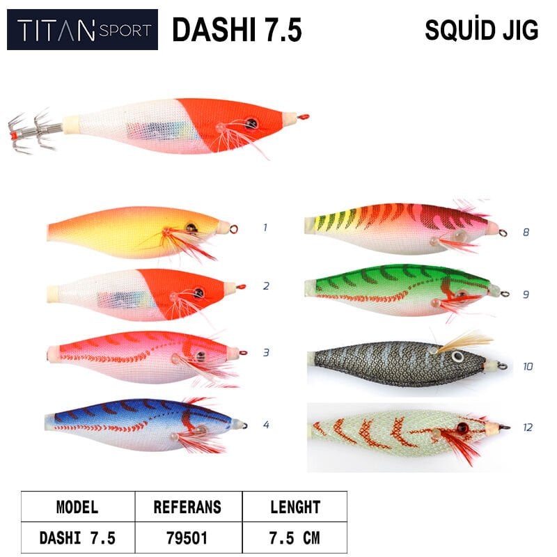 Titan Dashi 75 mm Kalamar Zokası