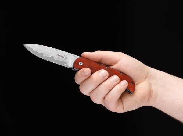 Böker Plus Exskelibur I Cocobolo Damascus Çakı