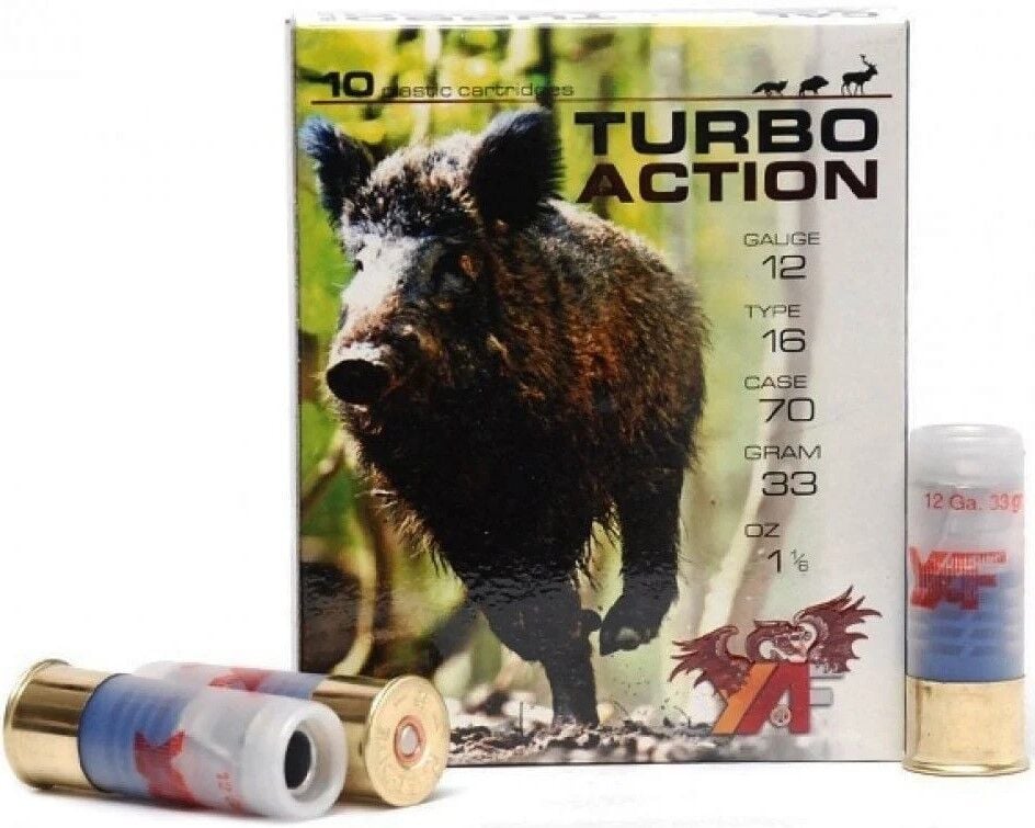 Yaf Turbo Action 12 Kalibre Tek Kurşun Av Fişeği