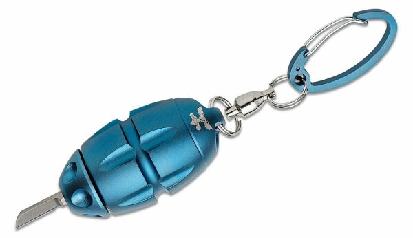 Lionsteel Eggie Keychain - Blue Titanium