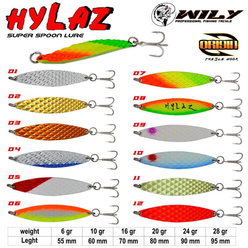 Wily Hylaz Kaşık  24 gr  90 mm - Hologramlı 06