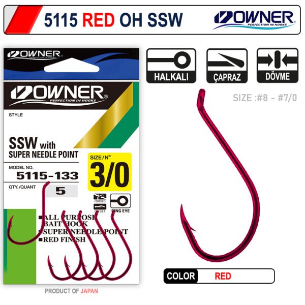Owner 5115 Oh Ssw Red İğne 1