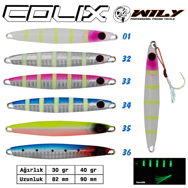 Wily Colix Jig 40 gr 90 mm 32