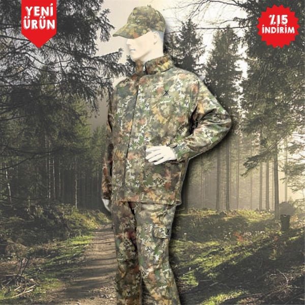 X Hunt Soğuk İklim Takım (Mont -Pantalon -Şapka) XL
