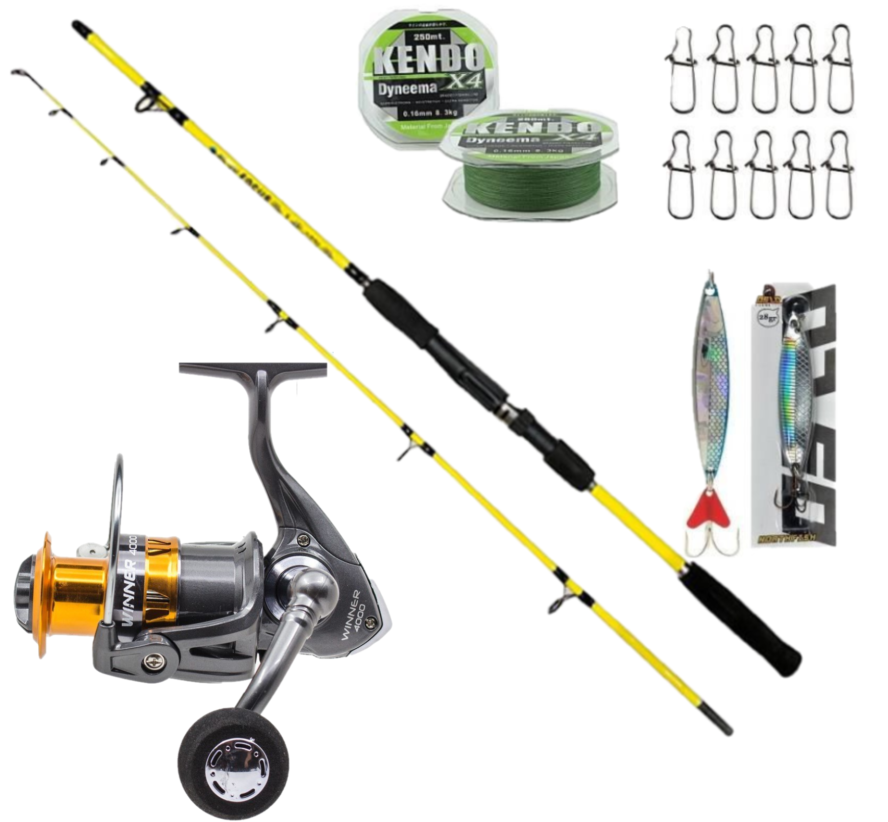 Remixon Winner 4000 DFT Focus 210 cm Bot Kamışı 50-100 g Tekne Olta Seti