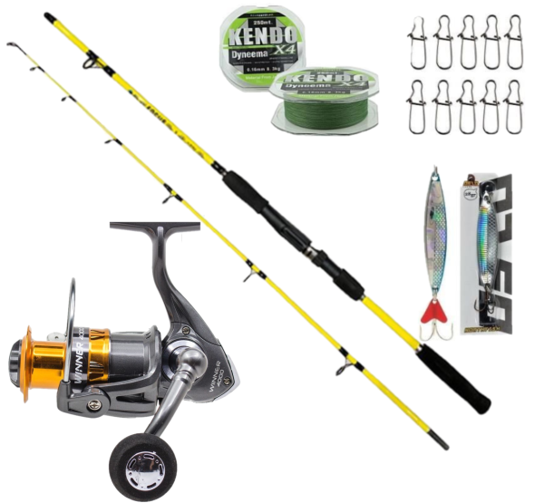 Remixon Winner 4000 DFT Focus 210 cm Bot Kamışı 50-100 g Tekne Olta Seti