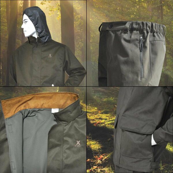 X Hunt Ustalar Kışlık Takım K.Haki (Mont-Pantalon) XL